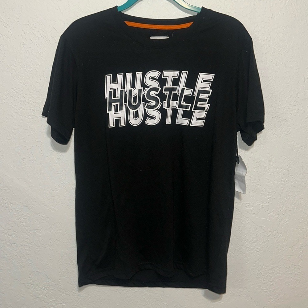 Bushwick Supply New York Hustle Graphic Tee Black Mens XL NWT Short Sleeve Shirt